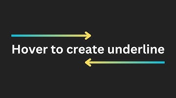 Create THIS HOVER effect ANIMATION using JUST CSS