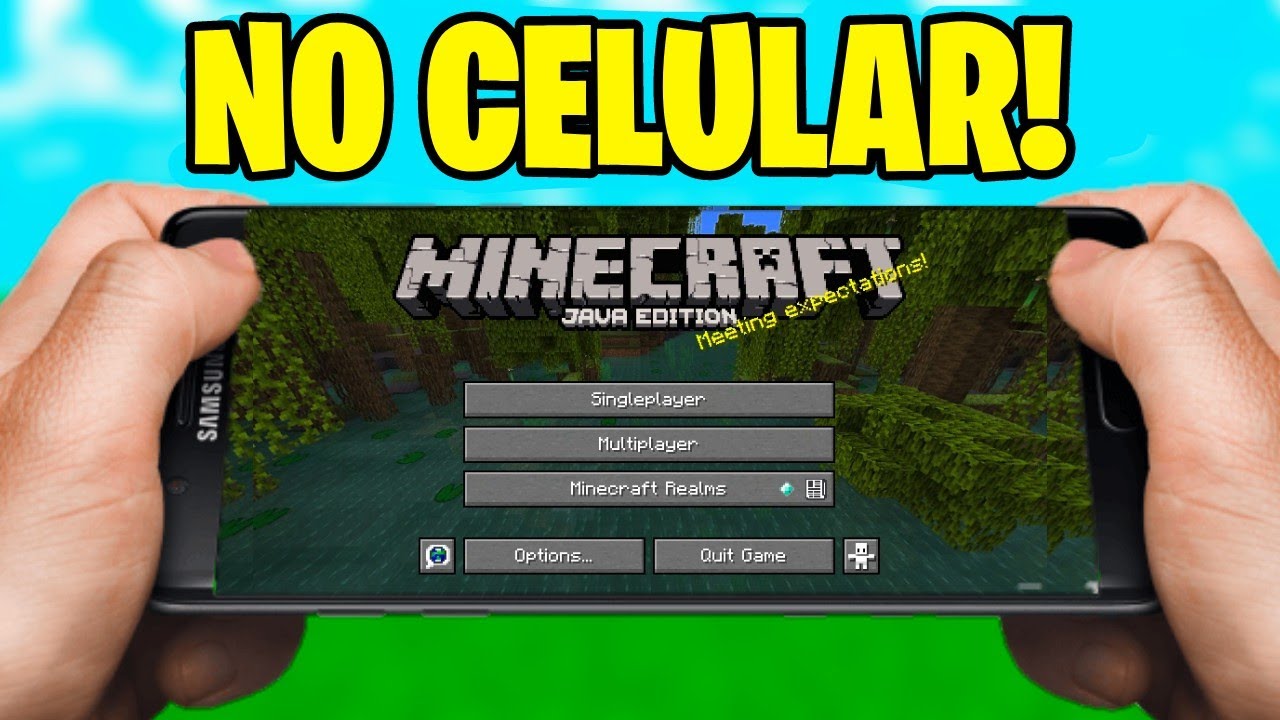 COMO TER MINECRAFT JAVA EDITION NO CELULAR!! 