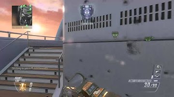 First Blood Combat Axe Across Map on Hijacked (omg its gary c)(Black Ops 2)