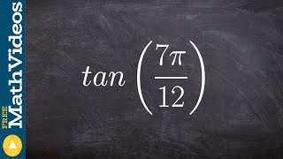How to evaluate the half angle for tangent in radians