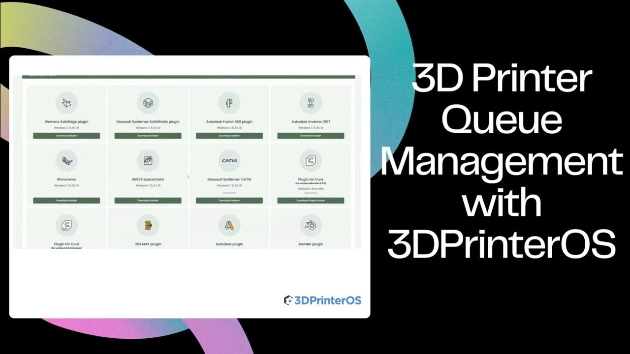 How manage your 3D Printers with a 3D Print Queue Management Software ...