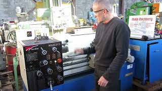 Nardini Mascote 14″ x 40″ Geared Head Lathe@ Mullin Machinery of NJ