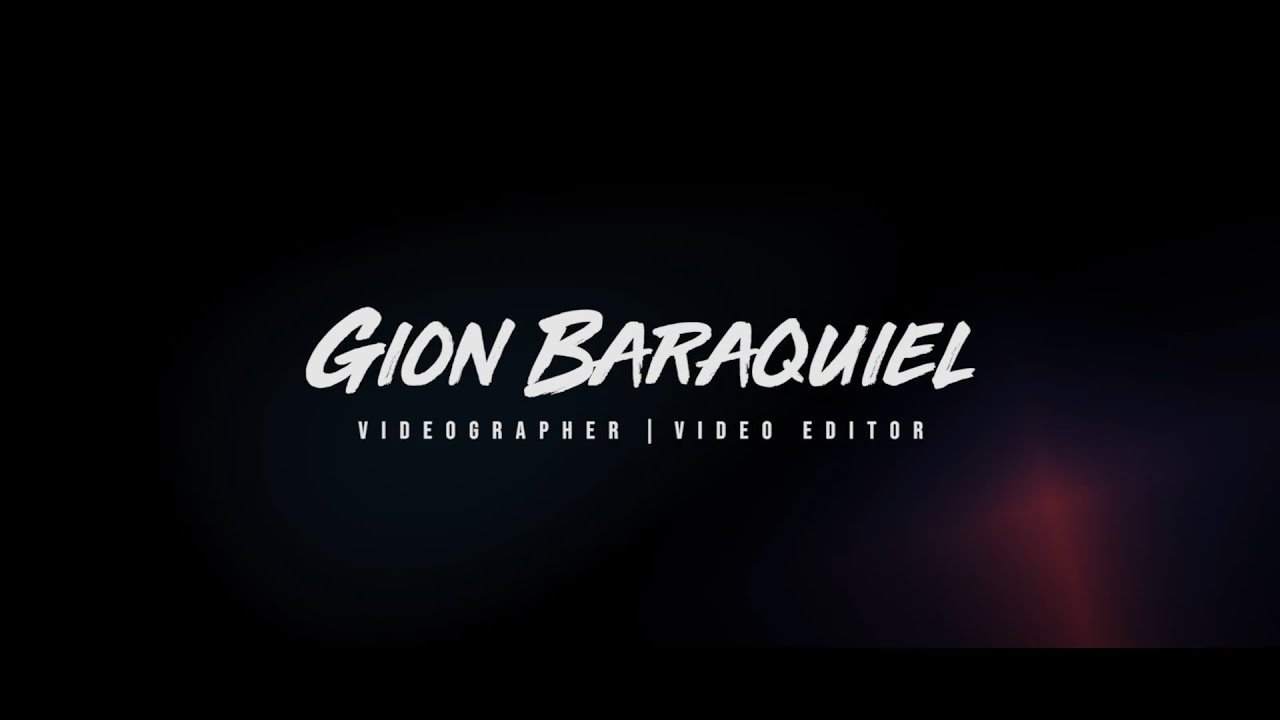 Gion Baraquiel_Demo Reel