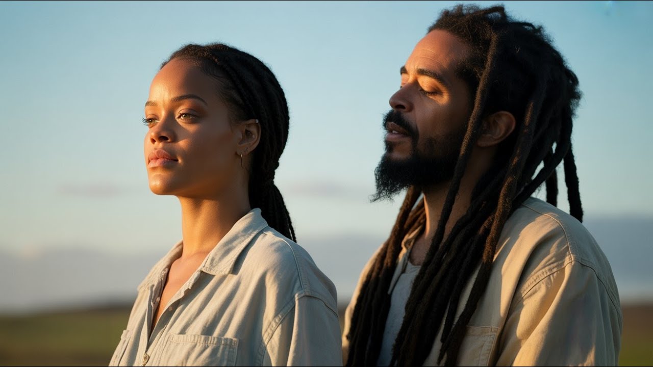 Rihanna ft Damian Marley  - Whole Again (Lyrics Visualizer)