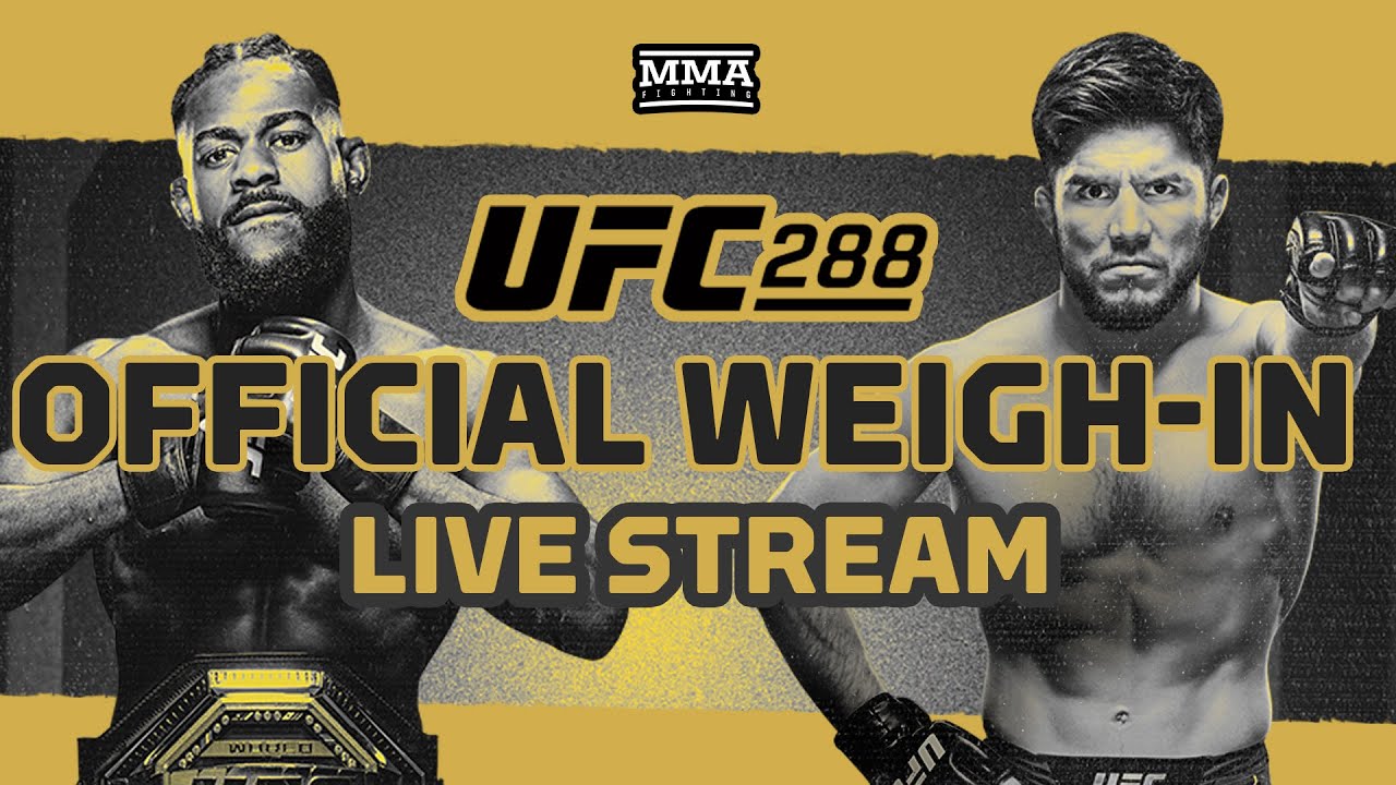 UFC 288 early weigh ins video, LIVE stream results Sterling vs Cejudo