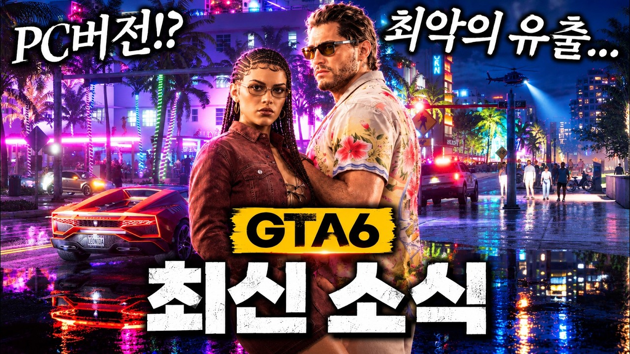 GTA6 신규 트레일러 온다!? PC버전 조기 출시!? 유출 정보까지! 최근 소식 총정리