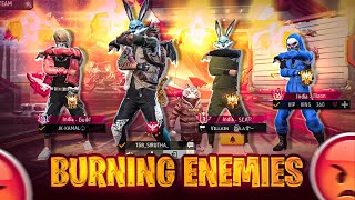 💥🤯 Burning Top 1 Enemies With Grand Player's- Free Fire Tamil