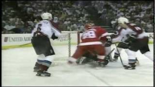 Yzerman goal, Lidstrom save, McCarty Goal ['98 WCF Wings/Avs Gm2]