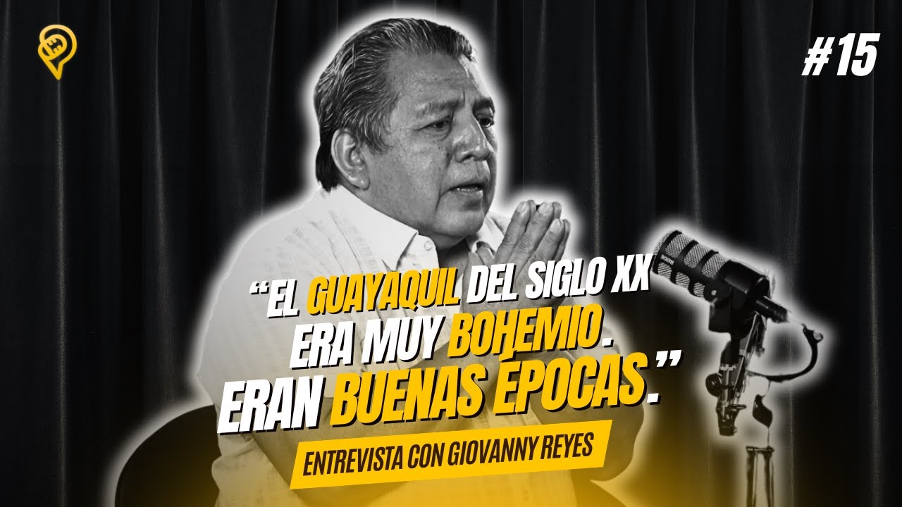 Giovanny Reyes, conocido como El Anticuario, en el podcast Círculo de Poder