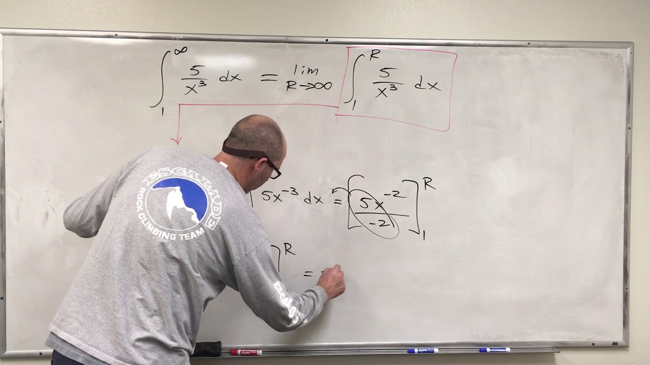 Improper Integrals: Basic Example 1 - YouTube