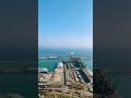 Грузовой порт Барселоны. Смотровая площадка с горы Монжуик
