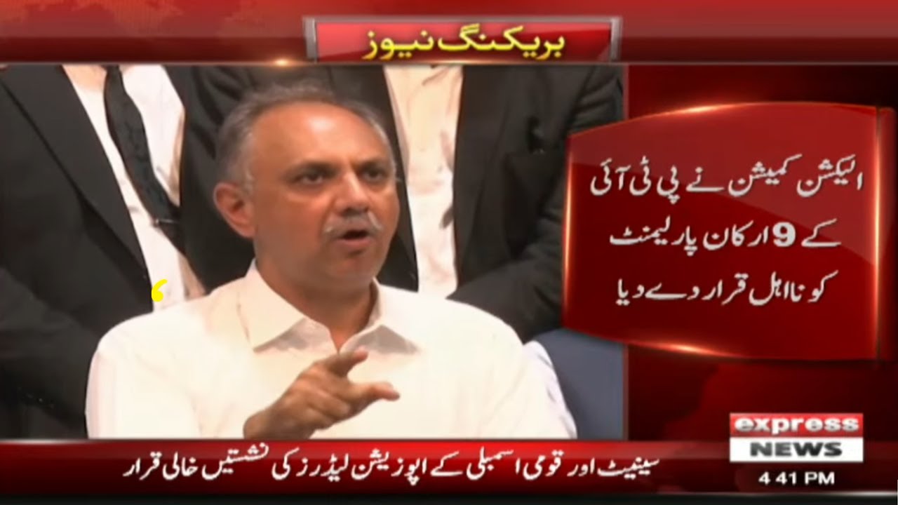 Election Commision Disqualified 9 PTI Senators | Umer Ayub Shibli Faraz Sahibzada Hamid Raza