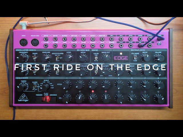Behringer Edge - Techno Jam - YouTube