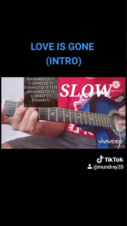 LOVE IS GONE (INTRO) TUTORIAL