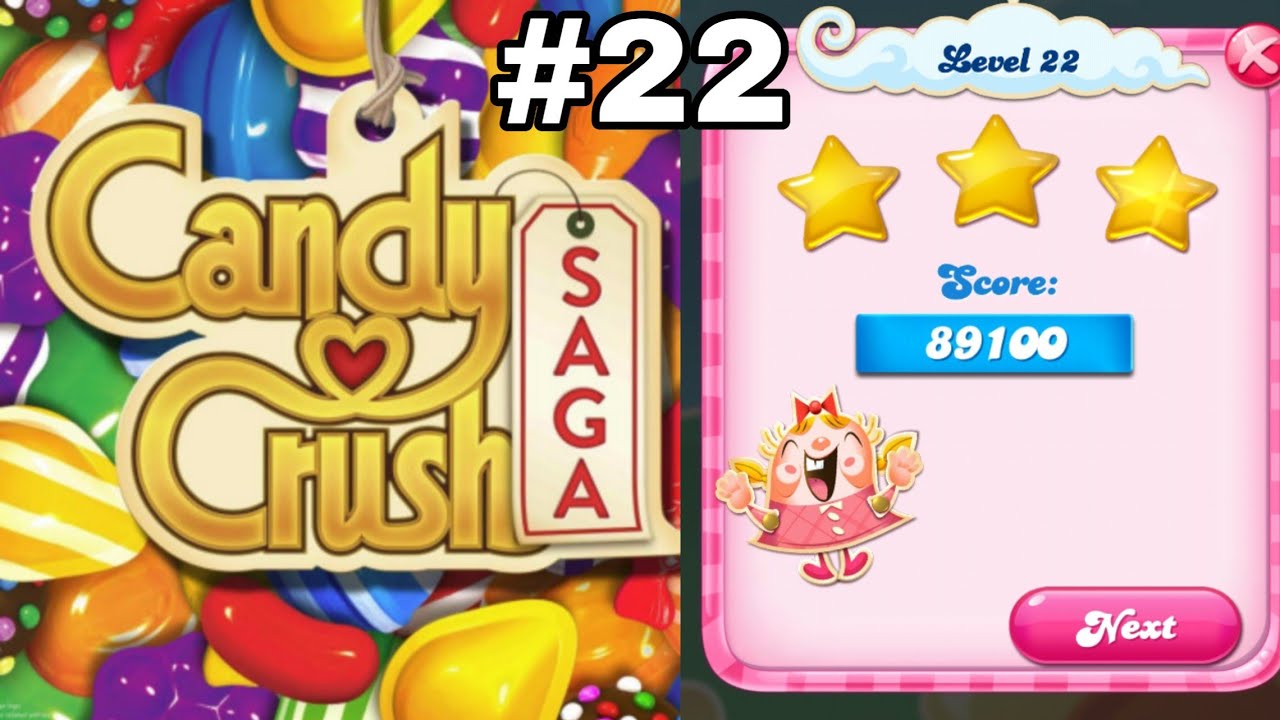 Candy crush Saga Android game play 22 YouTube