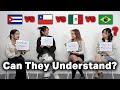 Latin america  can they understand each other brazil mexico cuba chile