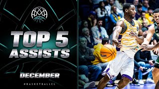 TOP 5 ASSISTS | December | Basketball Champions League 2022