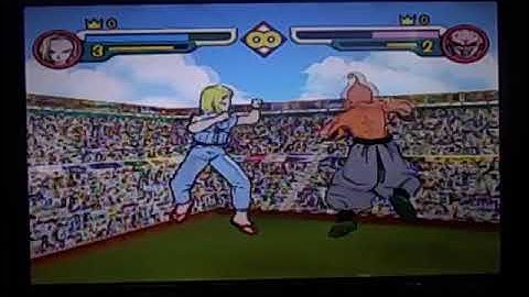 Dragon Ball Z Budokai 2(Gamecube)-Android 18 vs Kid Buu