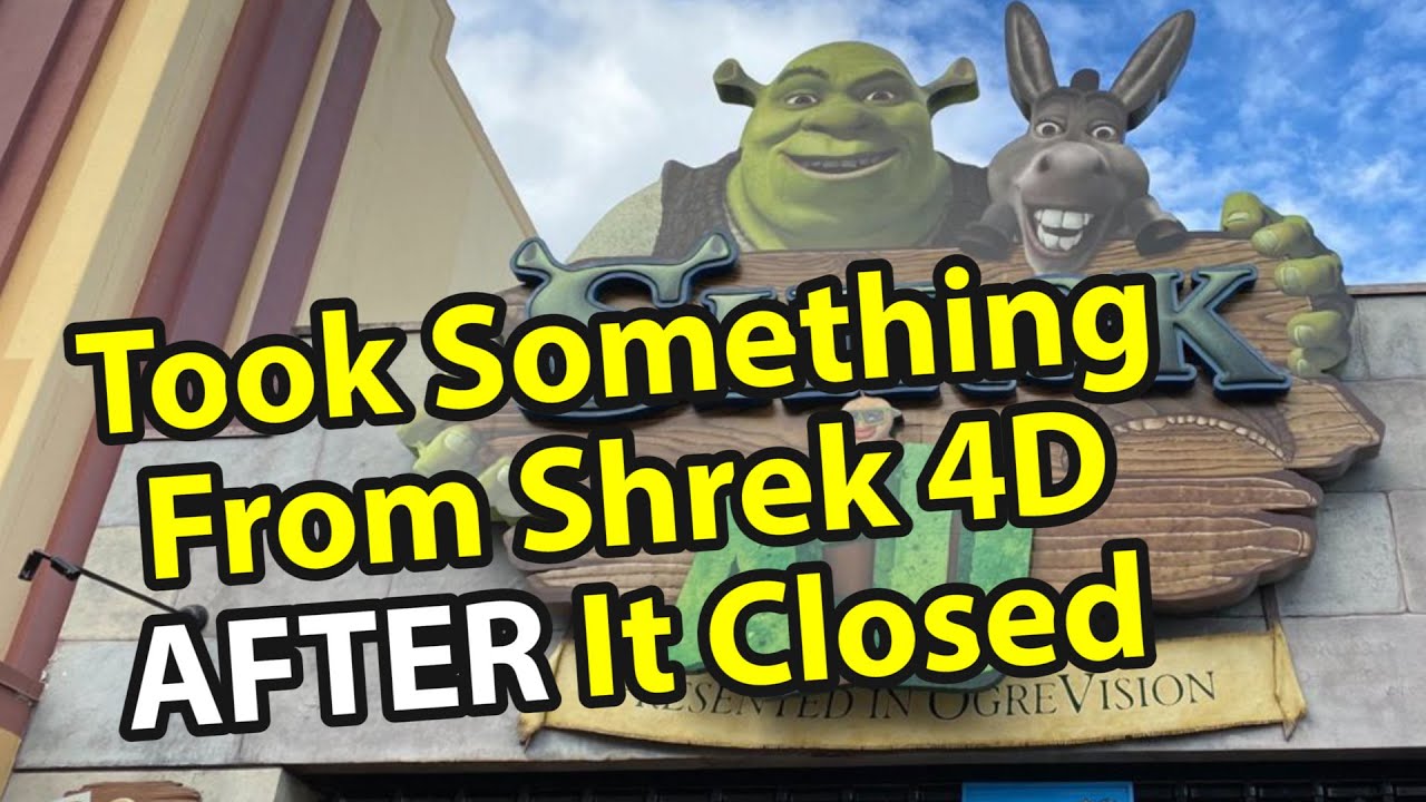 A final farewell to Universal Studios Florida's Shrek 4-D