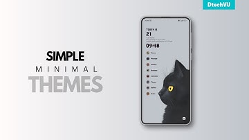 5 Minimal Themes for Xiaomi, Poco | Best MIUI 14 Themes