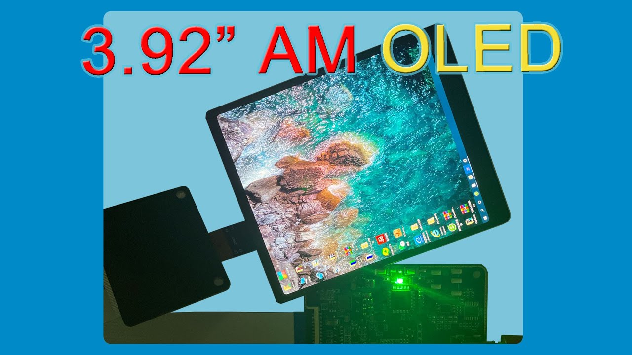 3.92 inch AMOLED PCAP Touch 1080x1240 MIPI - OLED/LCD Supplier