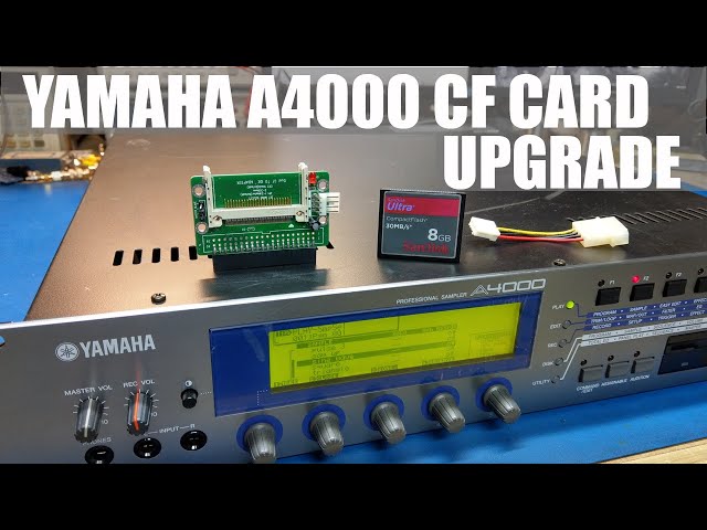 Yamaha A4000 Sampler Simple Compact Flash Drive Upgrade for under