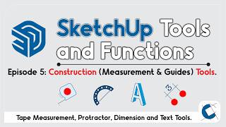 SketchUp Tutorial for Beginners | Tools and Function (Measurement Tools) Episode 5