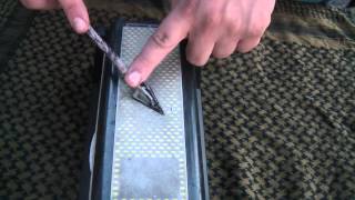 TGO How To Sharpen a 3-Blade Hunting Broad-Head!