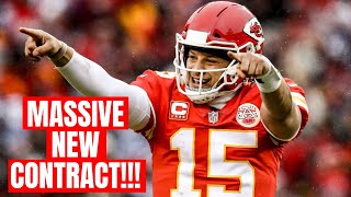 Chiefs QB Patrick Mahomes Gets Record Setting Contract Extension