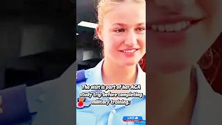 Princess Leonor's Latest Military Video #shorts #viral #trending #spain