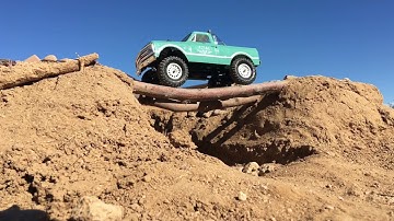 Axial SCX24 First Run on Epic Backyard Micro Crawler Course!