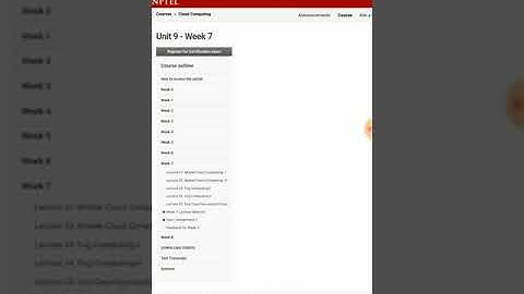 Week 7 Assignment solution of nptel cloud computing