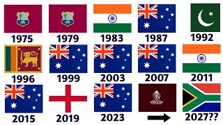 ICC World Cup Winner Team List From 1975 to 2023