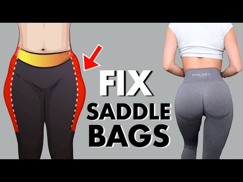 REDUCE YOUR SADDLEBAGS (FAST AND EASY RESULTS - 2 Week Workout Challenge) | Outer Thigh Fat