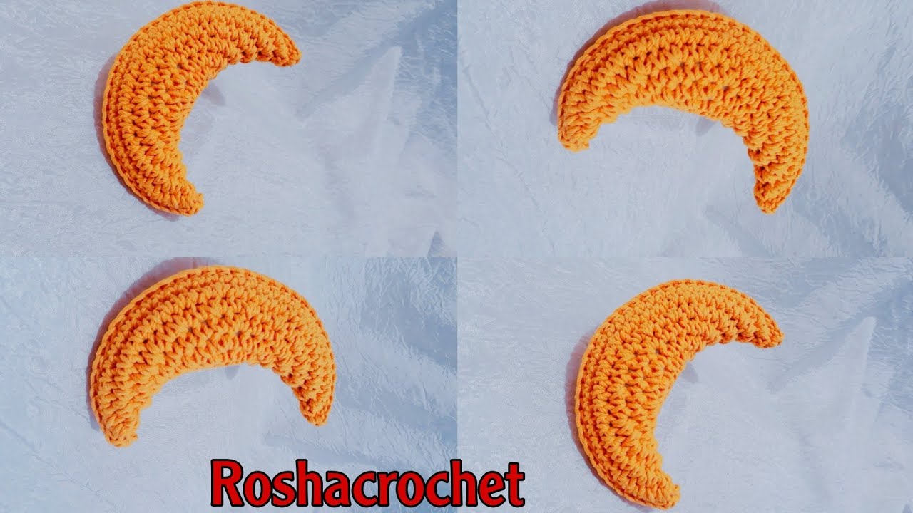 تعليم الكروشيه/ طريقه عمل هلال كروشيه زينة رمضان بأسهل طريقة / Crochet Ramadan Lantern