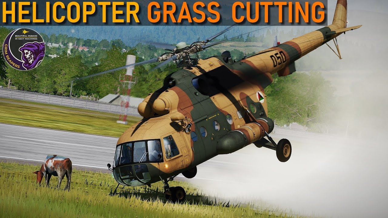 Questioned: Can You Cut Grass With A Helicopter? (18+ Age) | DCS WORLD