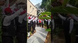 WOLE SOYINKA LEADS BURIAL PROCESSION OF A MEMBER OF PYRATES CONFRATERNITY