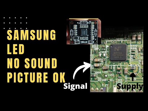 How to Fix Samsung LED TV No Sound  Picture Ok Problem