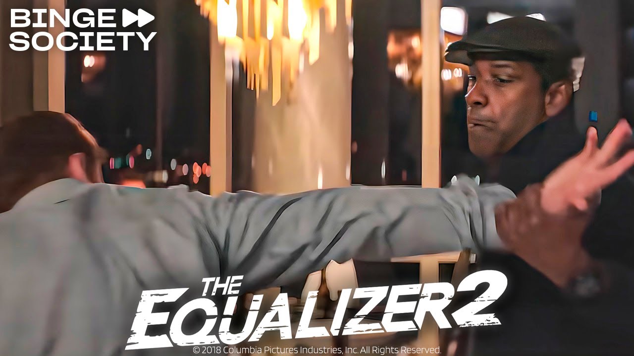 We can't wait to see more fight scenes like this in The Equalizer