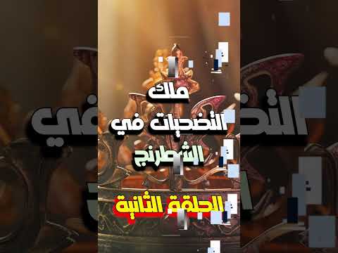 ملك التضحيات في الشطرنج الحلقة الثانية لكابتن شريف اشرف