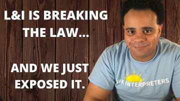 L&I IS BREAKING THE LAW...AND WE JUST EXPOSED IT. WATCH THE ENTIRE VIDEO. ￼