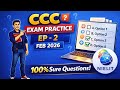 CCC Feb 2026 Exam EP-2 | 100% Sure MCQs | 2024 Asked Questions | Hindi