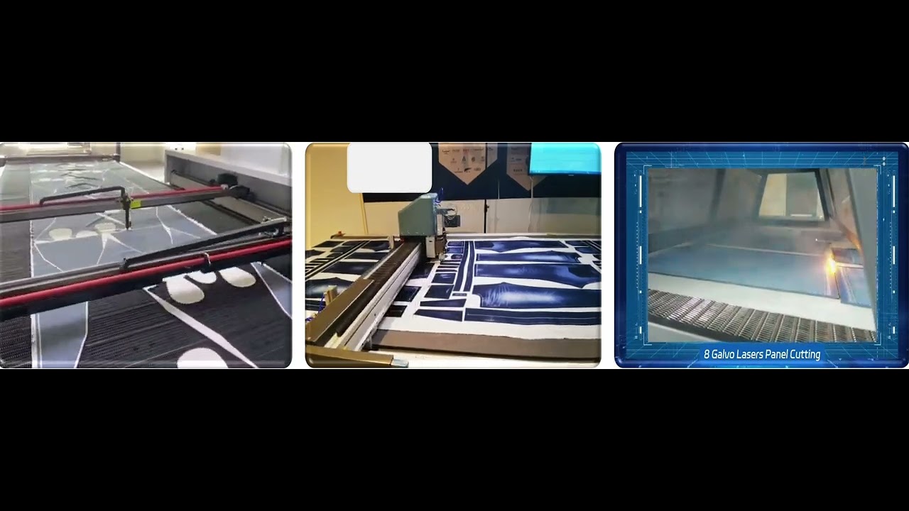 8 Laser Heads, Different Shapes, All at Once | Single-Layer Fabric ...