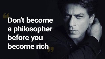 Shahrukh Khan | FIRST BECAME RICH | Motivational Video | Life Lesson | ZEAL-U.K