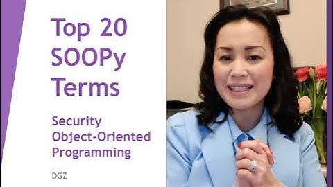 Top 20 SOOPy Terms