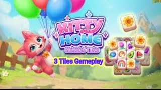🐈🐈Probé Kitty Home Match 3 Tiles in Android and iOS + first minutes relaxing with puzzles adorable screenshot 5