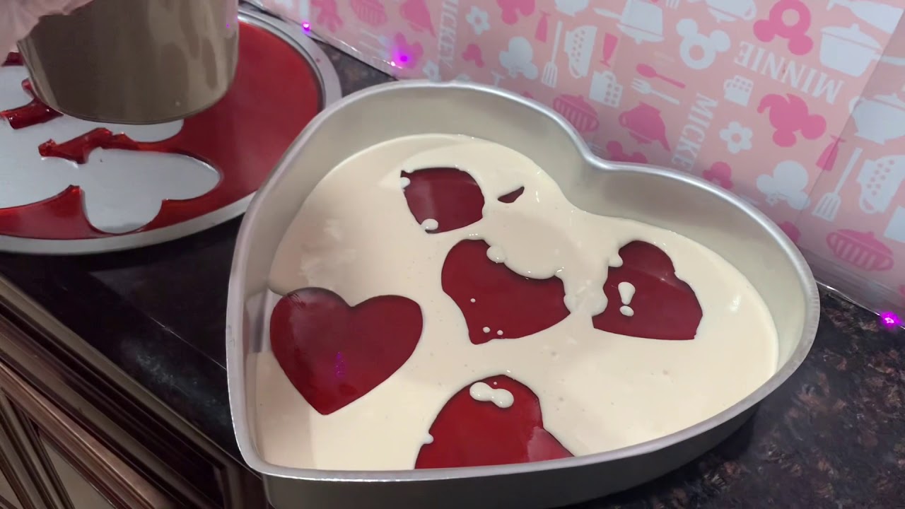 ♥️♥️gelatina de corazones ♥️ ♥️tres leches