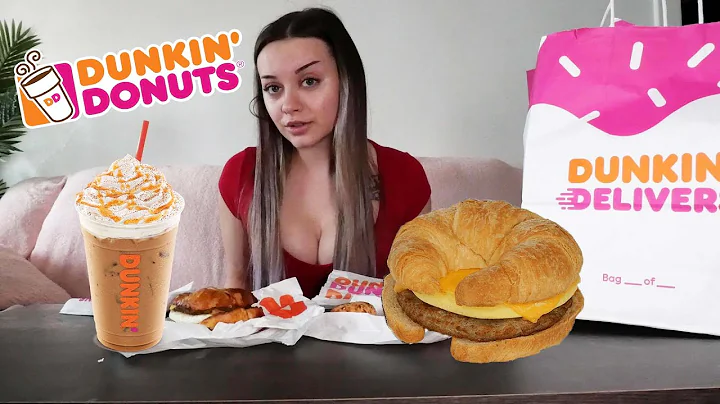 Dunkin Donuts Breakfast Mukbang!