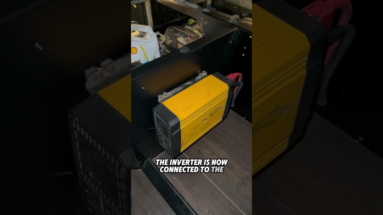 12V AC split system diesel heater lithium batteries installation on a Peterbilt 389 semi truck e Jb6