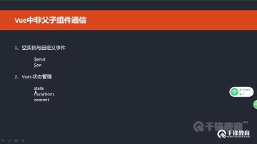 千锋Web前端教程：10 Vuex状态管理
